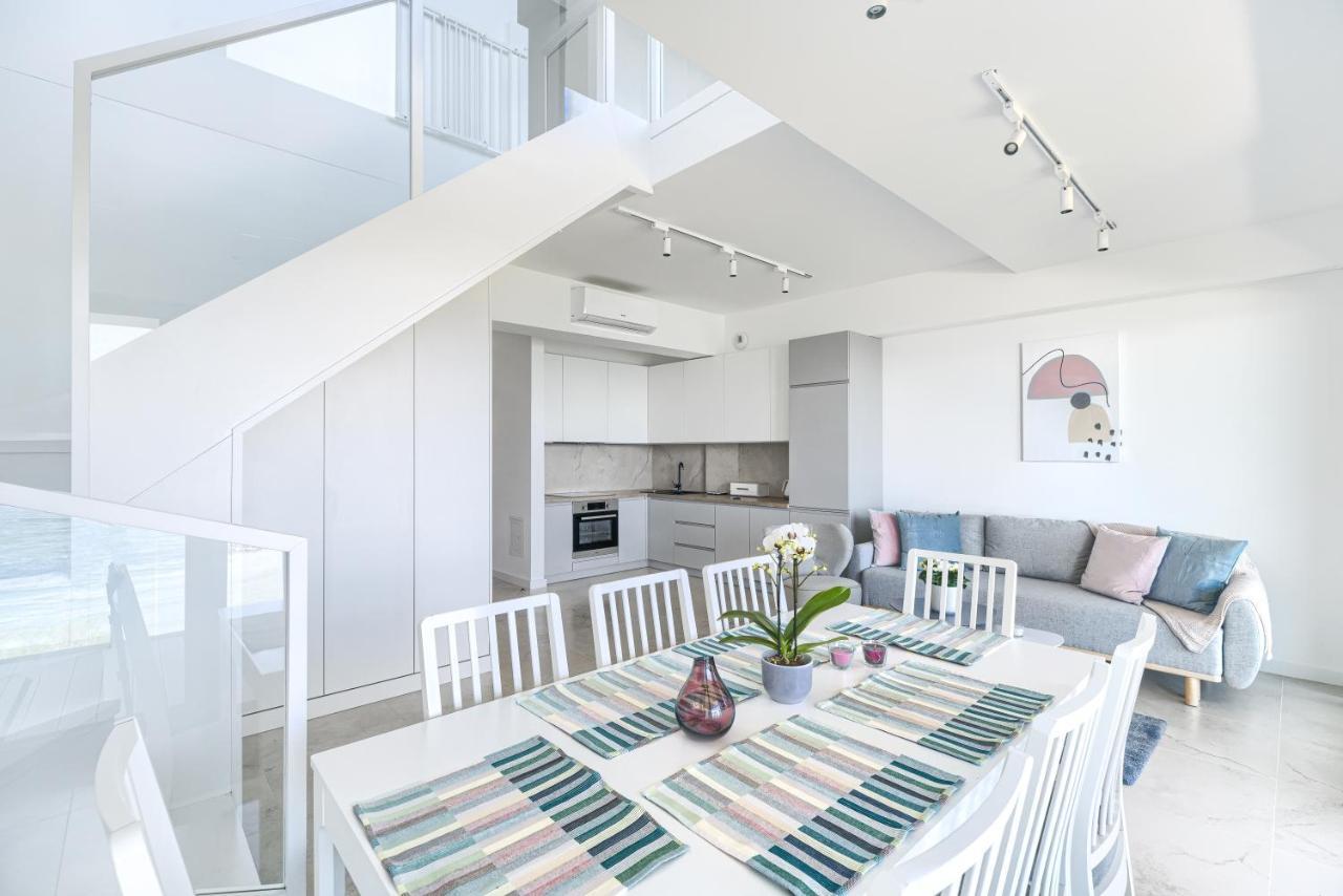 Апартаменты Penthouse Z Widokiem Na Morze Дарлувко Экстерьер фото